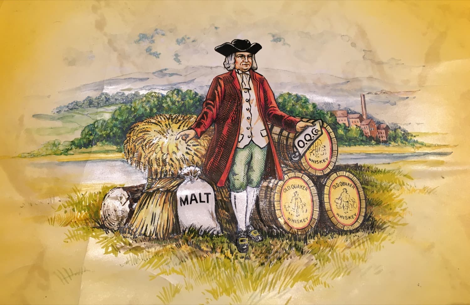 Old Quaker original artwork