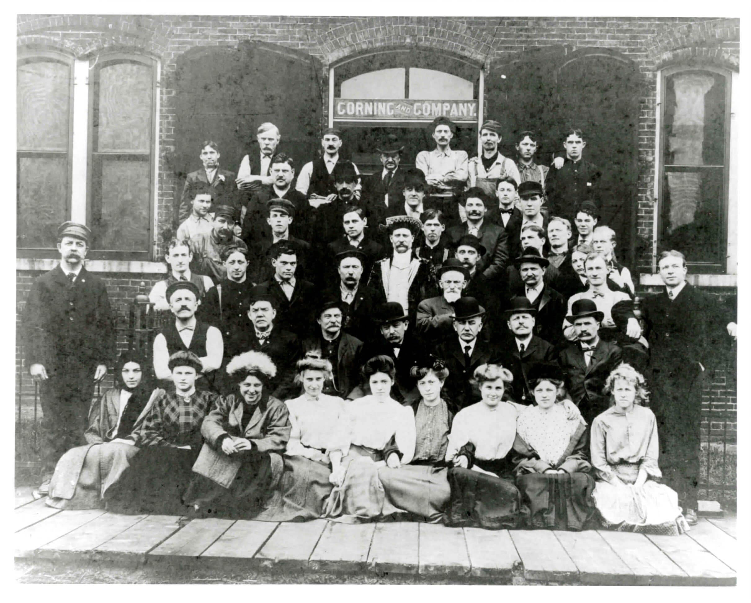 The Corning & Company team, circa 1906